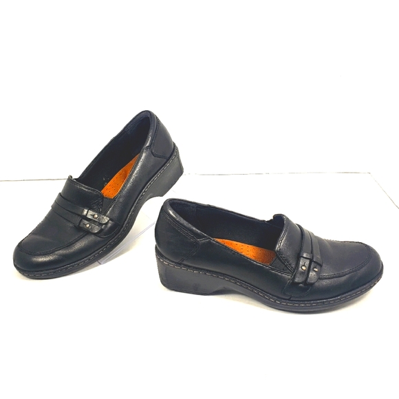 Rockport Cobb Hill by New Balance Black Leather Slip on Loafer Woman's size 6 M - Picture 7 of 10